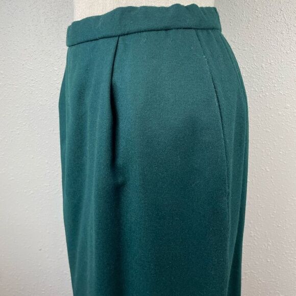 Pendleton Green Wool Skirt Size 8 EUC - Picture 5 of 7